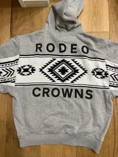 RODEO CROWNS フード付きパーカー グレー