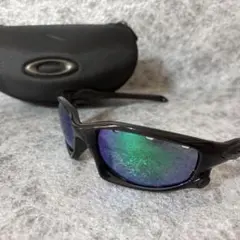 オークリー SPLIT JACKET サングラス ブラック ミラーレンズ