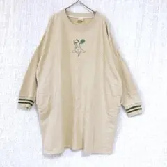 3512 レイカズン　スウェットワンピース　チュニック　トレーナー　ポケット　F