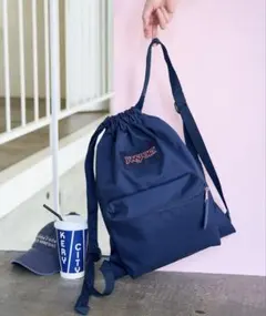JANSPORT ナップサック ネイビーのサムネイル