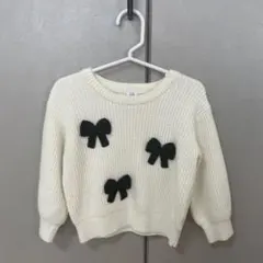 【美品】18-24month（85-90㎝）baby GAP リボン付セーター