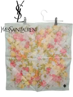 た*ん様 Yves Saint Laurent フラワープリントハンカチ