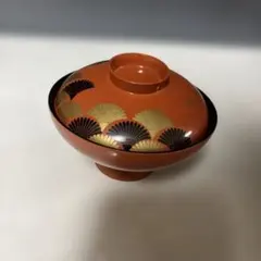 漆 椀 吸い物椀 二羽鶴 蒔絵 民芸 うつわ 骨董 時代 明治 大正 昭和