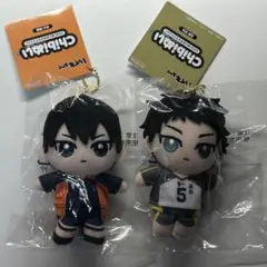 ハイキュー　Chibiぬいおすわりマスコット　 ぬいぐるみ 影山飛雄　赤葦京治