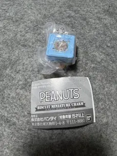 PEANUTS SNOOPY スヌーピー ビスケットミニチュアチャーム エンボス