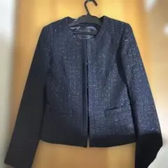 アンタイトル　ダークネイビーツイードジャケット