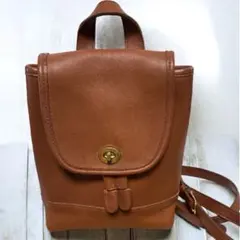 OLD COACH リュック バックパック ターンロック レザー 9960 - メルカリ