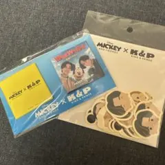 Mickey ×キンプリ ジャケット缶バッジセット・フレークステッカー