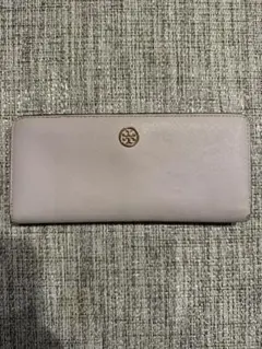 訳ありTORY BURCH 長財布 サフィアーノレザー ライトパープルのサムネイル