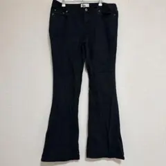 美品 SO（エスオー）黒のブーツカットデニム【15】ジーンズ レディース 古着