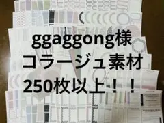 ggaggong様　コラージュ素材　250枚以上！