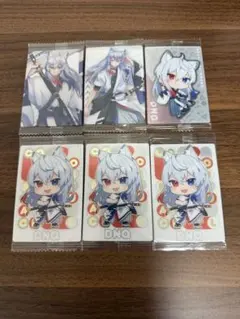 カラフルピーチ　ウエハース　カード　どぬく　からぴち