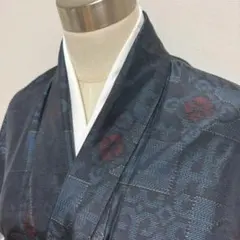 KN6831 大島紬 身丈157cm 着物 正絹のサムネイル