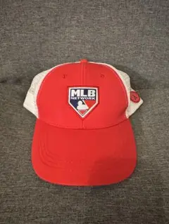 新品非売品 MLB エンゼルスメッシュキャップ 赤白