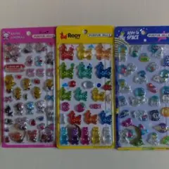 Rody RUNE ANIMAL ぷっくりシール 3枚セット