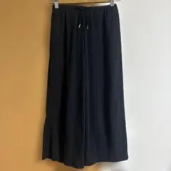 GUリブ パンツ ブラック140