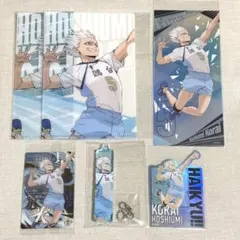【星海光来】アニメ10周年イラストグッズまとめ売り【ハイキュー】