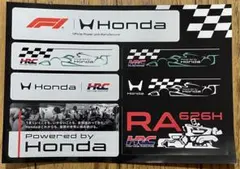 Honda F1 ステッカーセット RA626H - メルカリ