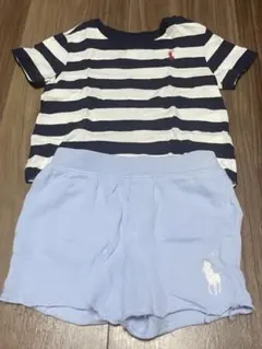 ラルフローレン ベビー ポロシャツとショートパンツセット 12M