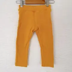 moujonjon 95サイズ マスタード スリムフィットパンツ