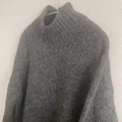 H&M ニット モックネック セーター オーバーサイズ ワイド幅 サイズM