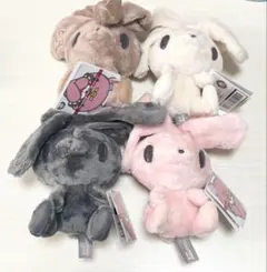 チャックスGP 汎用うさぎ ぬいぐるみマスコット 4種類セット - メルカリ