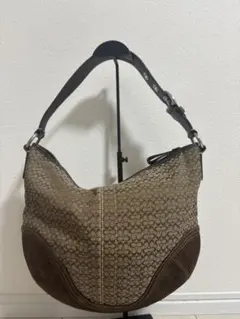 COACH Y2K Soho Hobo Suede Signature Bag