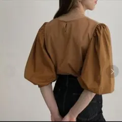 ROPE'MADEMOISELLE コンビネーションボリュームスリーブカットソー