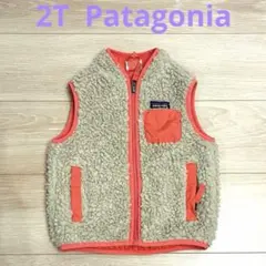 patagonia パタゴニア　フリースベスト 2T ピンク