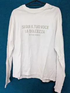 JOURNAL STANDARD relume　白色　コットン 長袖Tシャツ77