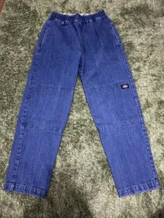 ディッキーズ　ダブルニーデニムパンツ　ルーズフィット sサイズのサムネイル