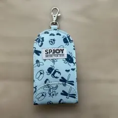 【11月末まで】未使用　SPJOY 昆虫柄　リール式キーケース