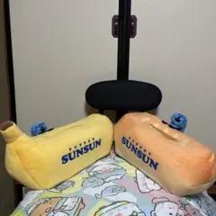 M*a様 (新品未使用)　パペットスンスン　ぬいぐるみ付ティッシュケース　全２種