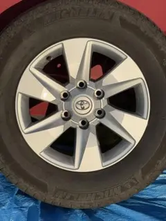トヨタ プラド 150系 後期 純正 17インチ ホイール 4本セット　タイヤ付のサムネイル