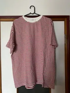 赤と白のストライプ オーバーサイズTシャツ　フリークスストアのサムネイル