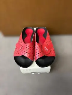 ＡＫＡＩＳＨＩ　603 ソファ(スリッパ・室内履き)　レッド　Ｌサイズのサムネイル