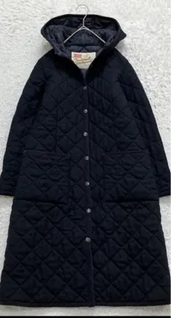 極美品★トラディショナルウェザーウェア アークリーフードロング ARKLEY 紺