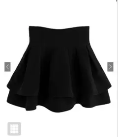 インパン裏地付きフレアミニスカート