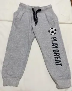 H&M スウェット サッカーボール 110cm スパンコール
