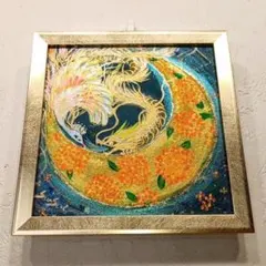 風水絵画絵画＊子宝　鳳凰宝来満月　家庭運　金運　愛情 子孫繁栄　懇願成就　誕生 風水絵画絵画＊子宝 鳳凰宝来満月 家庭運 金運 愛情 子孫繁栄 懇願成就