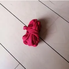 靴紐　赤　125cm