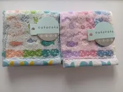 cotocoto タオルハンカチ 2枚セット 抗菌防臭