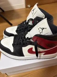 Air Jordan 1 ホワイト/ブラック/レッド ハイカット