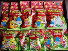 ギンビス たべっ子どうぶつグミ 　赤りんご&青りんご　10袋