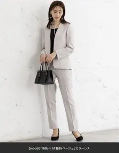 BEIGE, セットアップ ノーカラージャケット×美ラインスカート 定価8.5