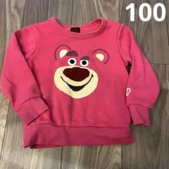 ロッツォ トイストーリー トレーナー 裏起毛 ベビードール 100 キッズ