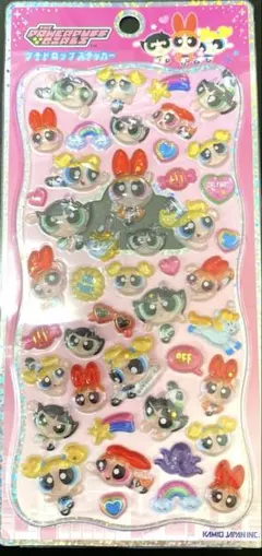 パワーパフガールズ プチドロップステッカー シール ブロッサム バブルス