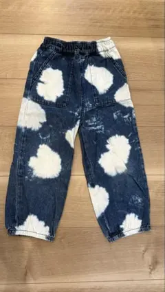 マーキーズ　ダイダイ柄　デニムパンツ 110cmのサムネイル