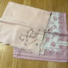 ジルスチュアート/ローラアシュレイ ハンカチセット