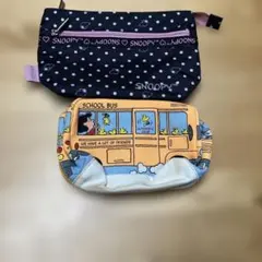 SNOOPY ポーチ2点
